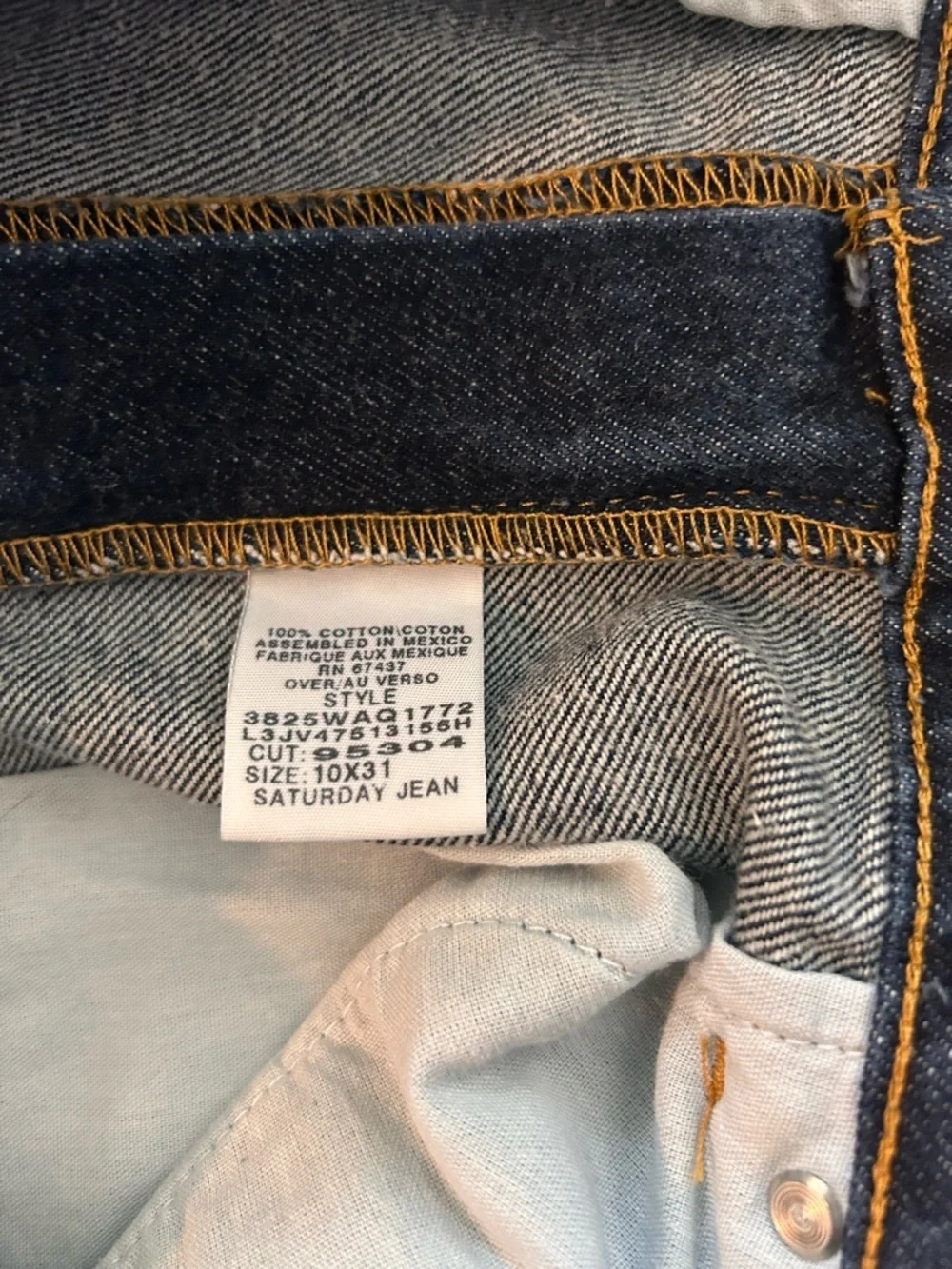 Ralph Lauren Dark Indigo Straight Jeans. Cotton